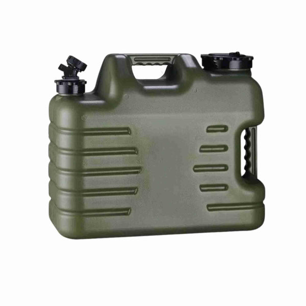 12L 18L 25L Water Container Jerry Can Bucket Camping Outdoor Storage Barrel - 18L Square Drum Vertical