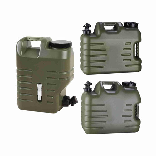 12L 18L 25L Water Container Jerry Can Bucket Camping Outdoor Storage Barrel - 25L Square Drum Vertical