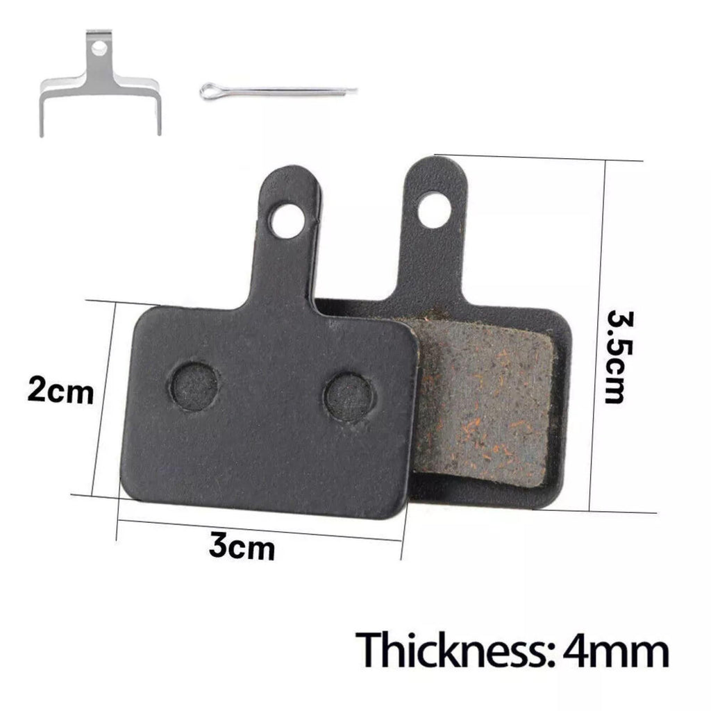 4 Pairs Mountain Bike Bicycle Disc Brake Pads For Shimano Hydraulic Mechanical