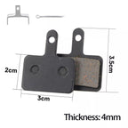 4 Pairs Mountain Bike Bicycle Disc Brake Pads For Shimano Hydraulic Mechanical