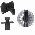 4pcs 360 Degree Fishing Rod Holder Rotatable Fishing Bracket Screws