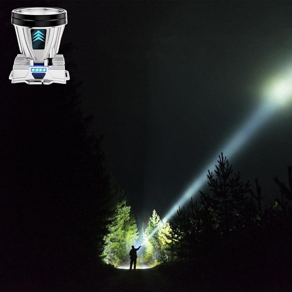 High Power LED Headlamp Super Bright Rechargeable and Waterproof - White Light 800mAh