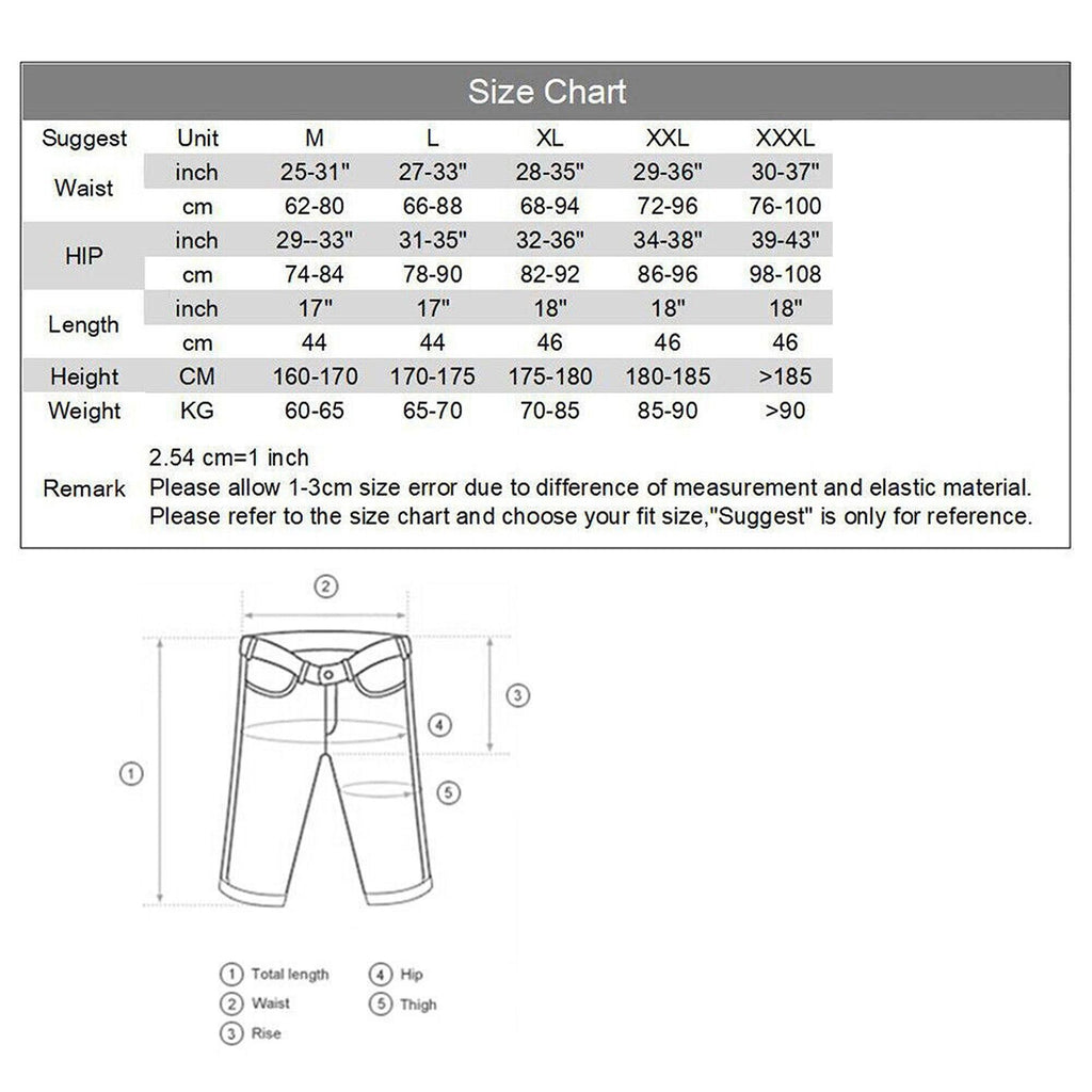 Impact-Resistant Hip Padded Shorts for Skiing and Snowboarding - 2XL