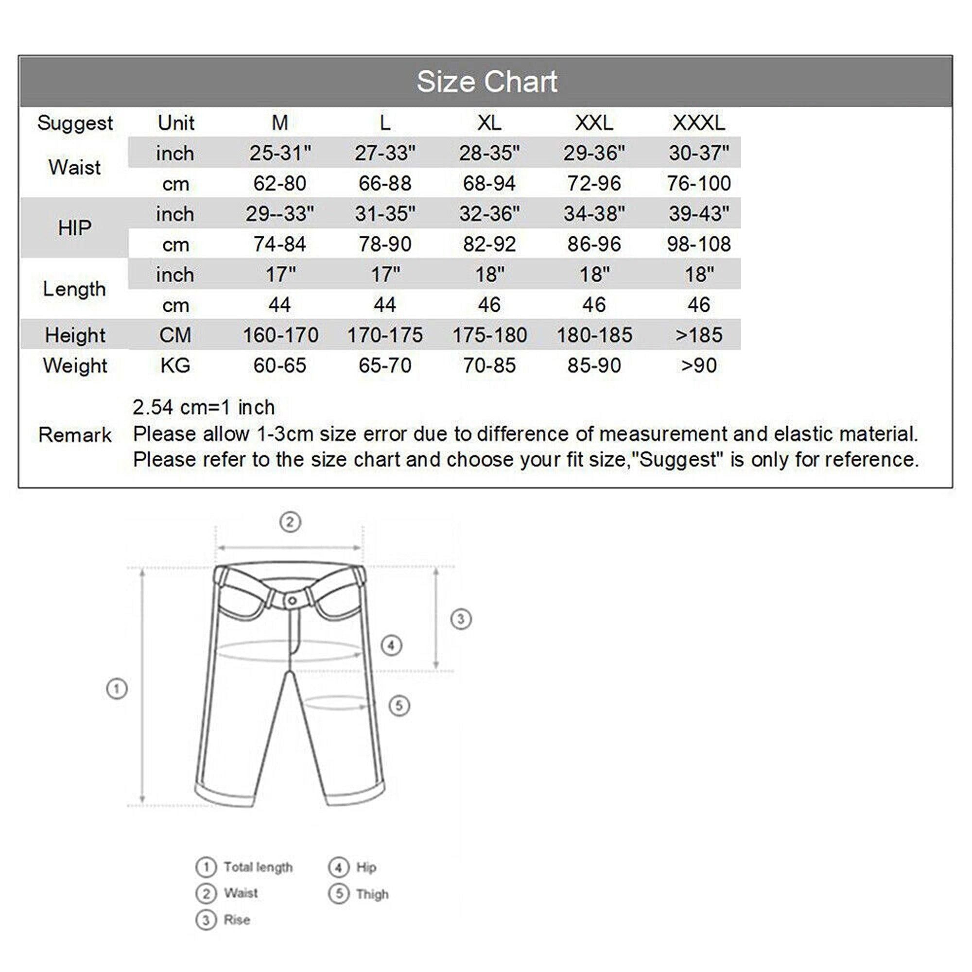 Impact-Resistant Hip Padded Shorts for Skiing and Snowboarding - 2XL