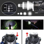 Rechargeable LED Headlamp Light Flashlight Head Torch Lamp