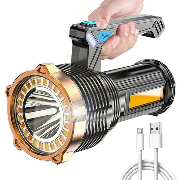Super Bright Flashlight USB Rechargeable LED Torch Lamp