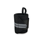 Gym Muscle Support Wrist Straps Weight Lifting Bodybuilding Wraps - Grey
