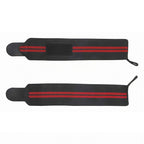 Gym Muscle Support Wrist Straps Weight Lifting Bodybuilding Wraps - Grey