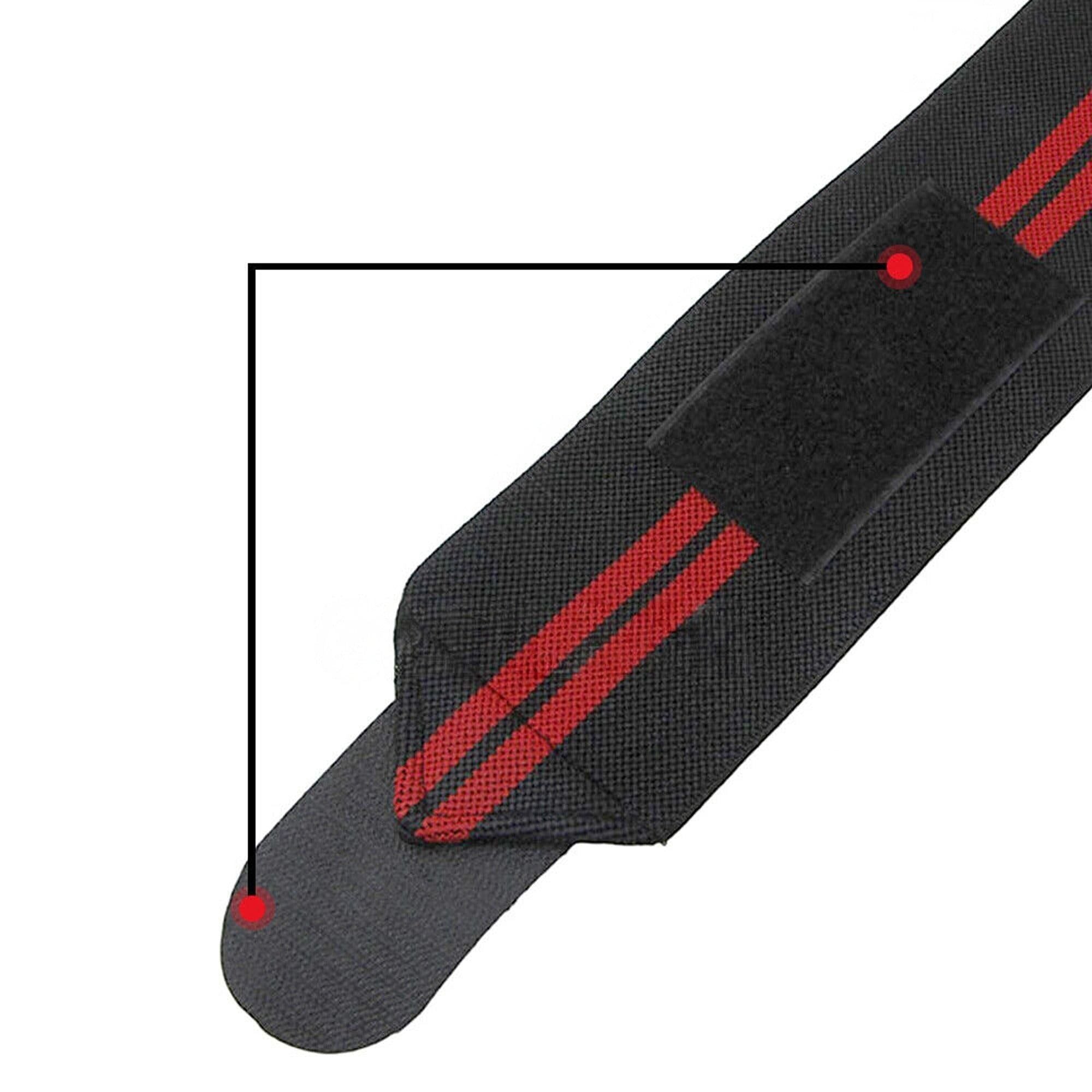 Gym Muscle Support Wrist Straps Weight Lifting Bodybuilding Wraps - Grey