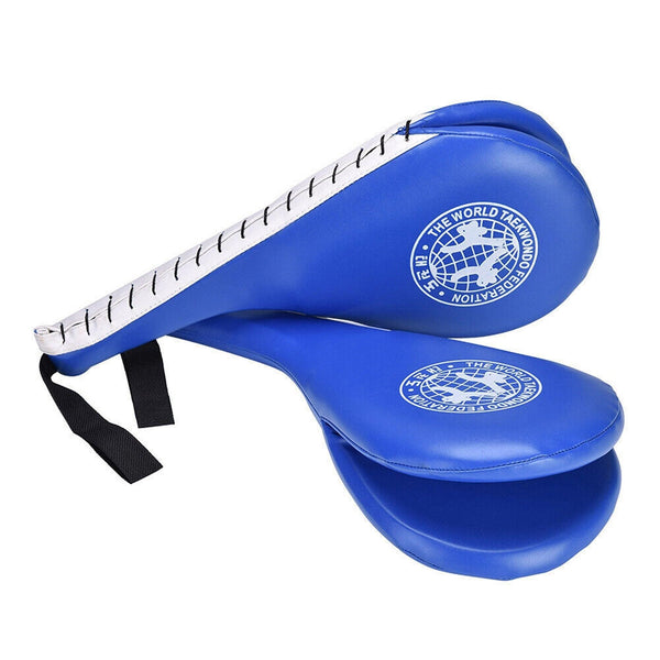 Kickboxing Training Pad Double Kick Taekwondo Design - Blue
