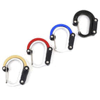 Travel Carabiner Clip Rotating Buckle Fastener for Luggage - Blue