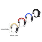 Travel Carabiner Clip Rotating Buckle Fastener for Luggage - Red