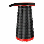 Camping Fishing Hunting Outdoor Chair Portable Folding Stool - Black