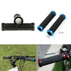 Non-slip Bike Bicycle Handlebar Grips Cycling 130mm - Blue