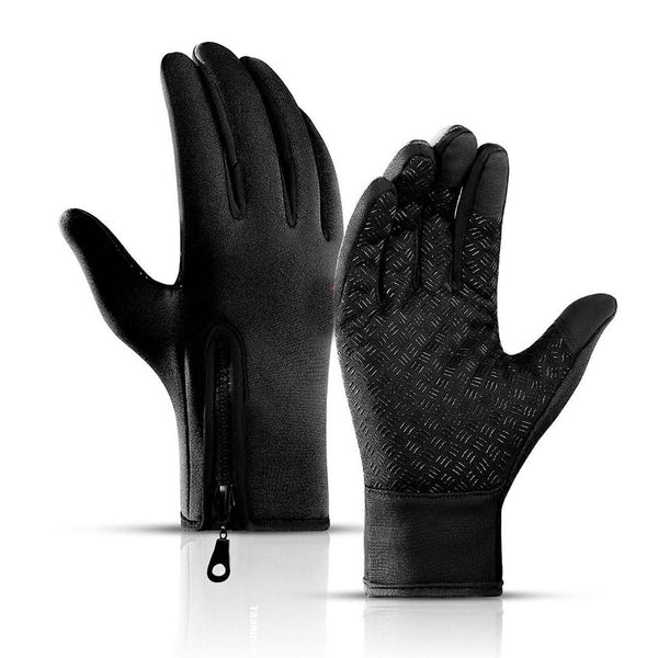 Full Finger Gloves for Spring, Fall, Winter - Black M
