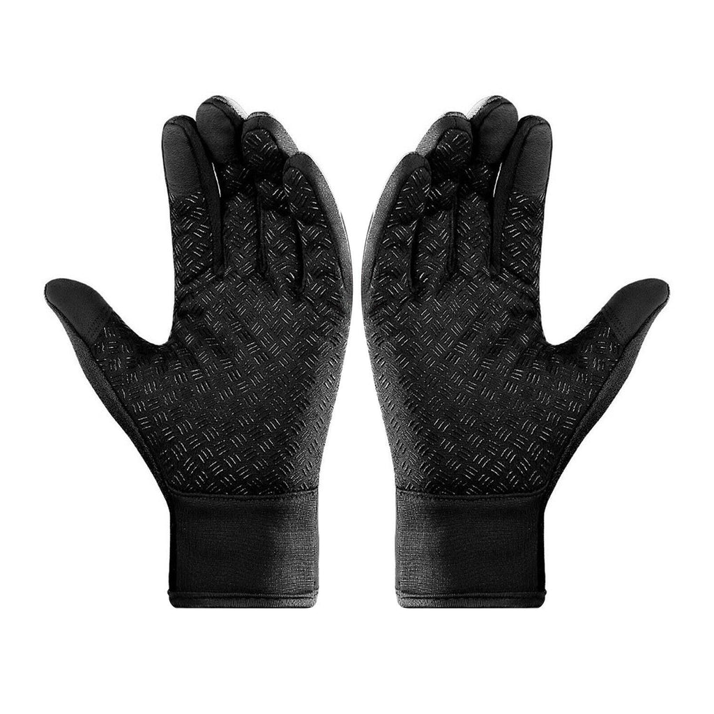 Touch Screen Snow Cycling Hand Gloves - Black L