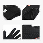 Touch Screen Snow Cycling Hand Gloves - Black L
