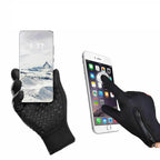 Touch Screen Snow Cycling Hand Gloves - Black XL
