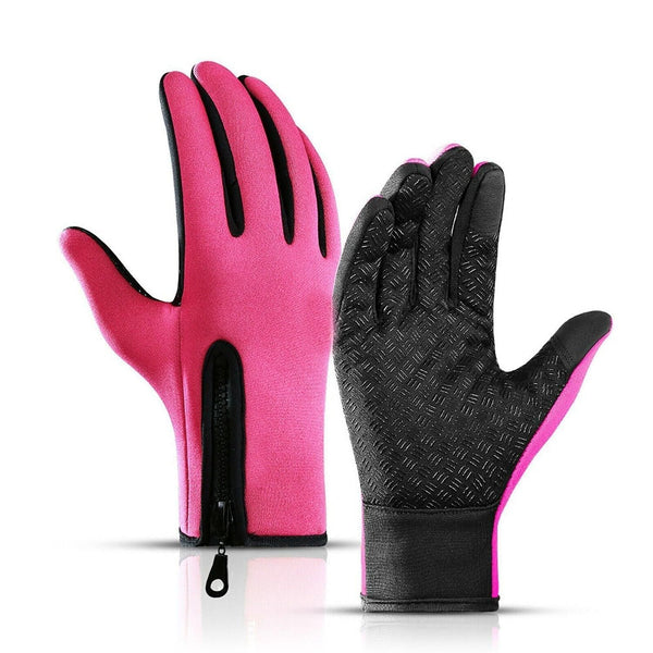 Full Finger Gloves for Spring, Fall, Winter - Pink M