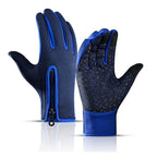 Touch Screen Snow Cycling Hand Gloves - Dark Blue XL