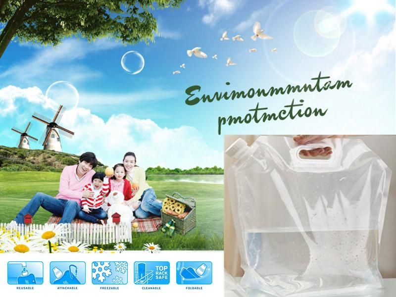 5L Foldable Water Bag Container Camping Travel