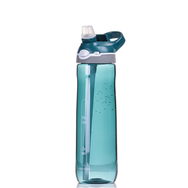 25oz/750ml Sports Water Bottle, BPA Free Drink Leak-Proof Cup for Sports, Travel, Fitness