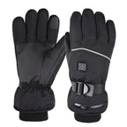 4000ma lithium battery heated gloves, three-speed temperature control, suitable for winter warm riding, skiing and motorcycle
