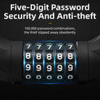 5-Digit Combination Password Lock Bicycle Combination Cable Lock Steel Cable Lock Chain Portable