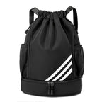 Large Capacity Sports Drawstring Backpack, Multifunctional Outdoor Training Gym Bag for Basketball Football Swimming Travel