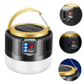 Solar Flashlight - USB Rechargeable LED Camping Light, Foldable Portable Phone Charging for Outdoor Travel