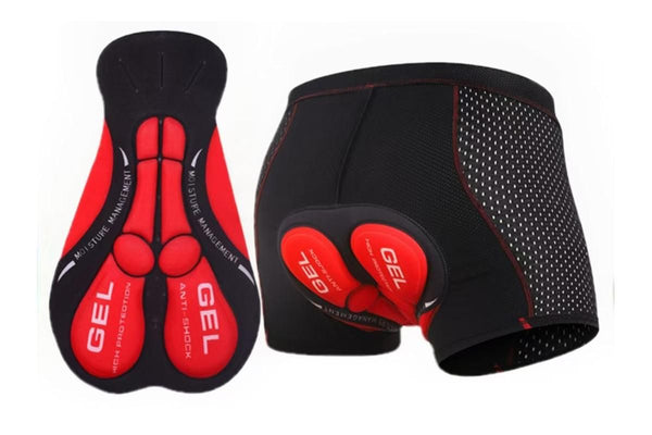 Silicone Gel Padded Cycling Underwear for Mountain Road - XL