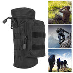 Portable Water Bottle Pouch Military Molle Kettle Backpack Bag Camping Hiking