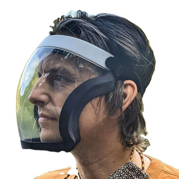 Black Washable Cycling Mask with Reusable Full Face Protection