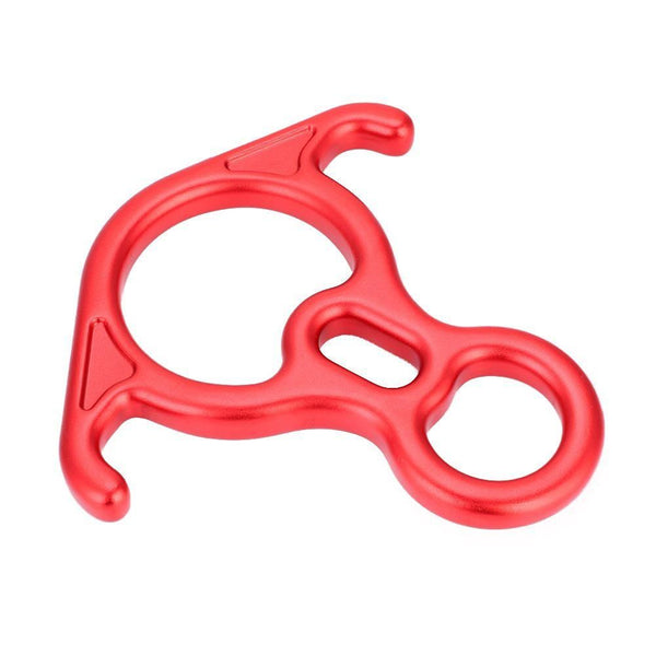 50 KN Climbing Rappel Descender Ring - Red