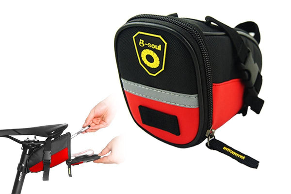 Bike Saddle Bag -Red