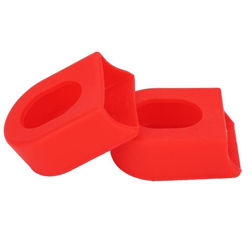 1 Pair 2Pcs Bike Crank Arm Protector - Red