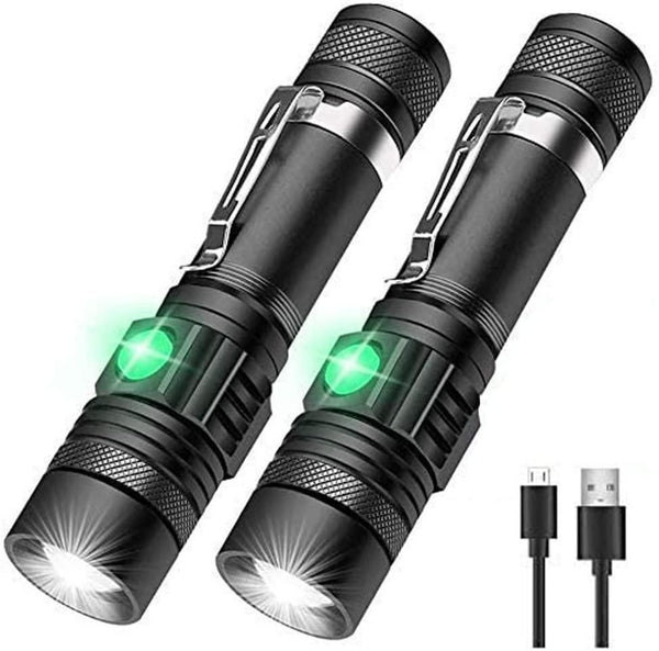 2X 60000lm LED Flashlight Torch For Bike Mount USB Rechargeable T6 XM-L AU