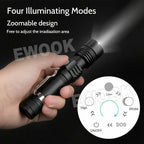2X 60000lm LED Flashlight Torch For Bike Mount USB Rechargeable T6 XM-L AU