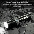 2X 60000lm LED Flashlight Torch For Bike Mount USB Rechargeable T6 XM-L AU