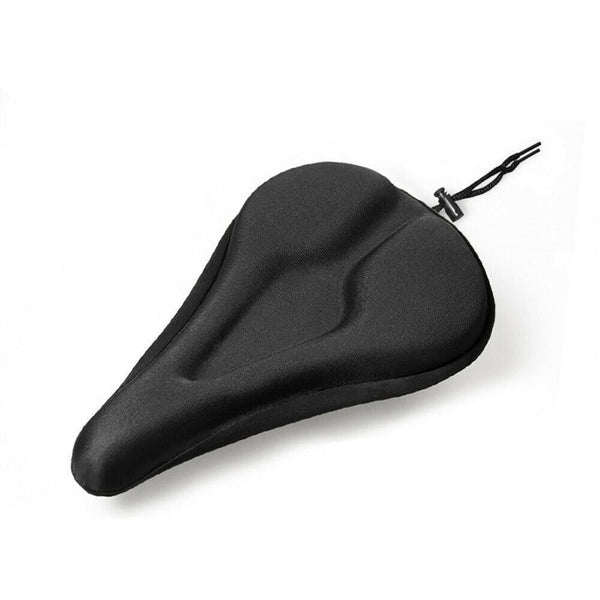 Bicycle Saddle Seat Cover with Cushion Pad Comfort -Black