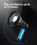 LED Handheld Spotlight Rechargeable Camping Hunting Flashlight Torch Spot Light