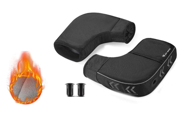 Winter Bike Handlebar Mitts - Universal Thickened Windproof Gloves for Road Bicycles