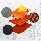 Heated Sleeping Bag Pad 5 Heating Zone 3-Level Temperature USB Power Warm Mat (Orange)
