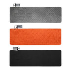 Heated Sleeping Bag Pad 5 Heating Zone 3-Level Temperature USB Power Warm Mat (Orange)