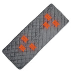Heated Sleeping Bag Pad 5 Heating Zone 3-Level Temperature USB Power Warm Mat (Orange)