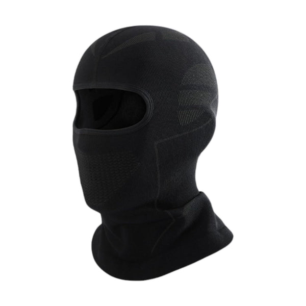 Men's Breathable Versatile Head Cover for Cold Weather Activities - Black