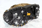 2 Pairs Ice Cleats Traction Crampons Snow Grips with 8 Spikes for Boots Shoes - For EU40-45
