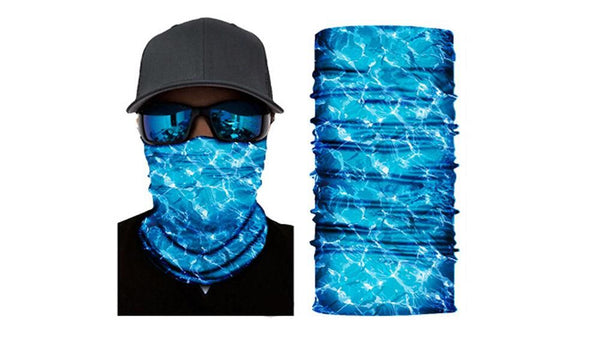Anti-UV Dust-proof Wind-proof Cycling Mask Scarf - Acid Blue