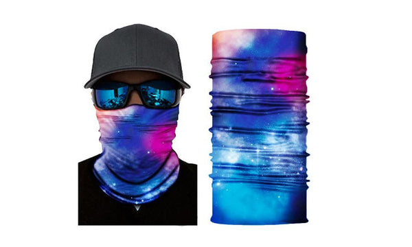 Anti-UV Dust-proof Wind-proof Cycling Mask Scarf - Blue