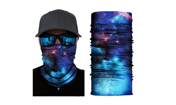 Anti-UV Dust-proof Wind-proof Cycling Mask Scarf - Navy